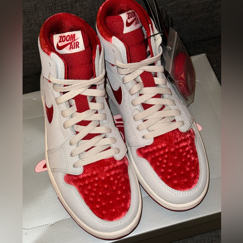 Never worn with tags and box Valentine Dunks.